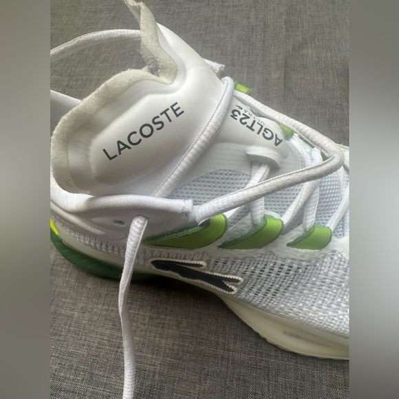 MEN'S LACOSTE AG-LT23 ULTRA TENNIS SHOES WITH TECHNICAL PIQUÉ size 8 - Picture 3 of 15